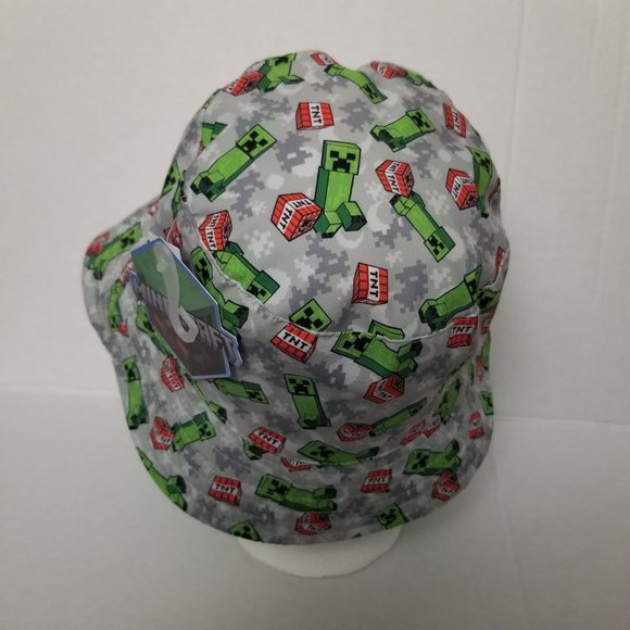 Kid's Minecraft Bucket Hat - Picture 3 of 6